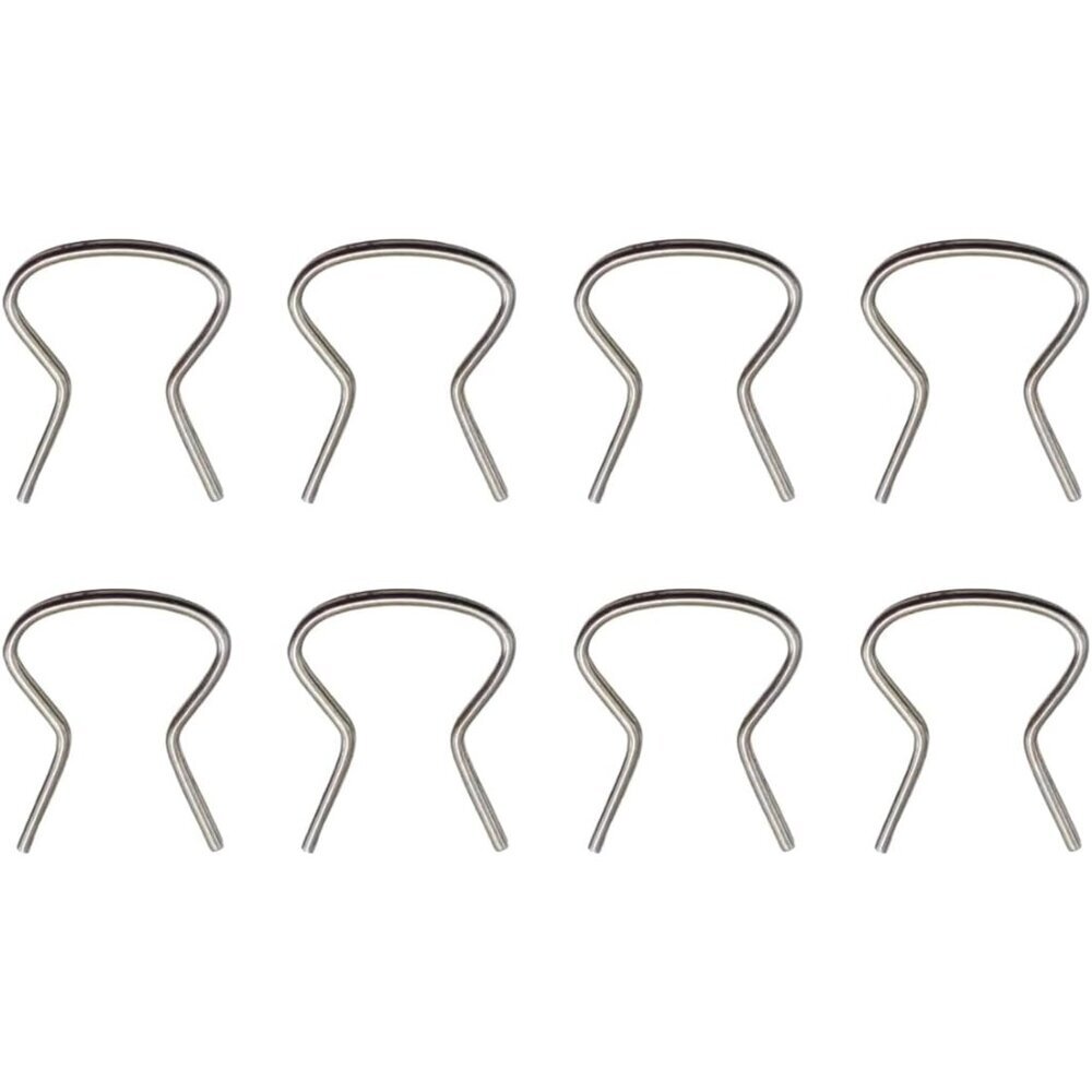 8PCS Car Window Handle Crank Retainer Clip, 76980 Car Door Handle Metal Retainin